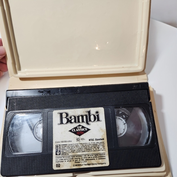 Disney Black Diamond Classics Bambi VHS Tape - Picture 9 of 10